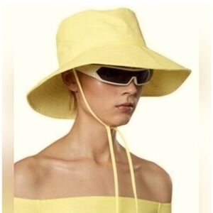 New Rains Boonie Hat in Straw - Butter Yellow $50